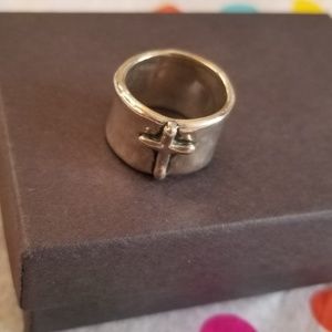 Sterling Silver Cross Ring